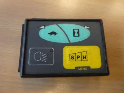Dashboard druktoetsen