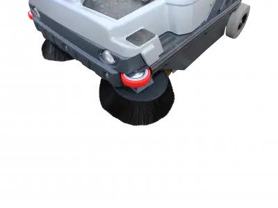 Zij borstel met daar boven een stoot bumper